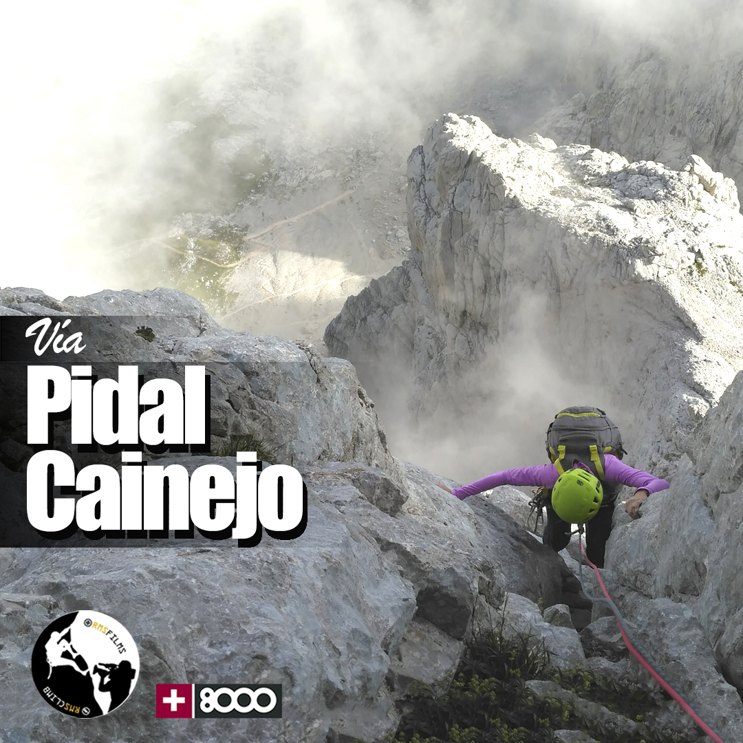 Vía Pidal Cainejo con RMSclimb
